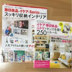 収納インテリアお部屋づくりの簡単テク ２冊セットのサムネイル