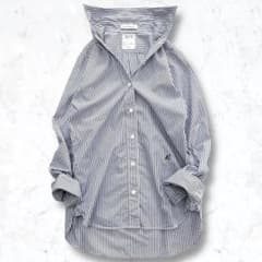 【美品】マディソンブルー　マダムシャツ ブラック　ストライプ　00 美品】マディソンブルー マダムシャツ ブラック ストライプ 00 - メルカリ