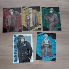 SIXFONIA WIND BREAKER A4クリアファイル 5枚セットのサムネイル