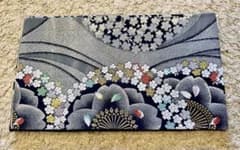振袖 礼装用 袋帯】黒地 桜 金糸 華やか - メルカリ
