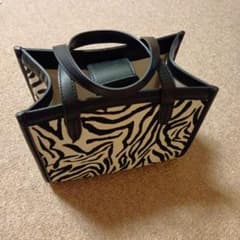 ゼブラ柄ミニトートバッグのサムネイル