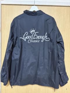 GOODENOUGH Classicsロゴ☆コーチジャケット 黒L☆藤原ヒロシ - メルカリ