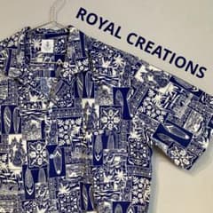 [サーフ総柄]ハワイ製⭐︎Royal Creations⭐︎Lのサムネイル