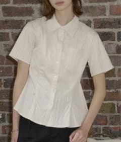 【nabi様専用】GIUNON big collar flare shirtのサムネイル
