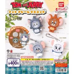 TOM and JERRY フォトフレームマスコット 4種 コンプリートセットのサムネイル