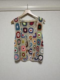 Kutir クロシェ編みベストのサムネイル