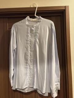AMERICAN HOLIC 長袖シャツ バンドカラー ライトブルーのサムネイル