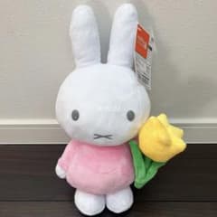 ミッフィー　with ぬいぐるみ　チューリップ　ピンク