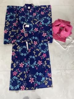 キッズ浴衣　帯セットのサムネイル