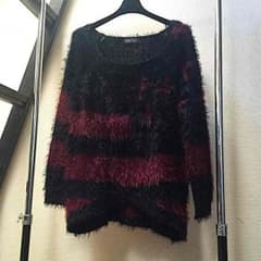Over Lap＊変形アクリルセーターのサムネイル