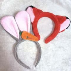 ニック　ジュディ　カチューシャ　ディズニー　コスプレ　アクセサリー