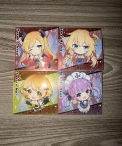 ホロライブ　湊あくあ　夜空メル　赤井はあと　癒月ちょこ　ステッカー 4枚セットのサムネイル