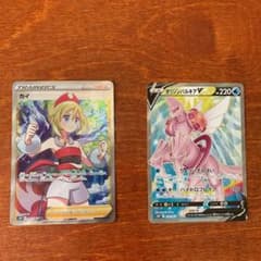 ポケモンカード  オリジンパルキアV（SR）・カイ（SR）のサムネイル