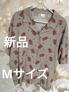 신품 디즈니 피터·빵 마이클 반소매 셔츠 M사이즈 총무늬