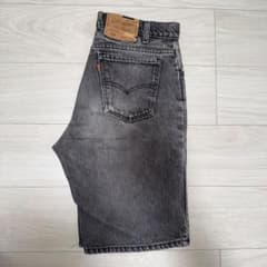 Levi's 550 ブラックデニム ショートパンツ 90sのサムネイル