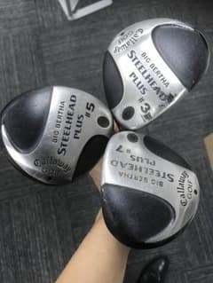 値下げ！steel head plus フェアウェイウッド#3#5#7のセットのサムネイル