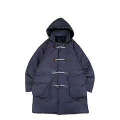 USED 00s 中綿入り ナイロンダッフルコート 2WAY 【美品】パープル