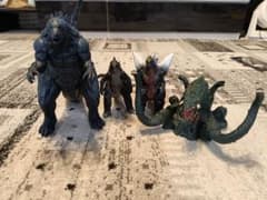 ゴジラ フィギュア ソフビ 4体セットのサムネイル