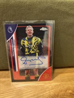 Topps  プレミアリーグ ピーター・シュマイケル 直筆サインカード M*w様 ピーターシュマイケルauto 6/10 Topps Chrome プレ - メルカリ