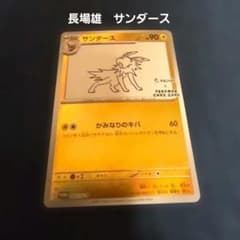 サンダース NAGABA 長場 サンダース：YU NAGABA × ポケモンカードゲーム PROMO 長場 雄 【公式