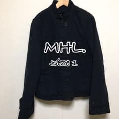 MHL. エムエイチエル スタンドカラー モールスキン キルティングベスト 