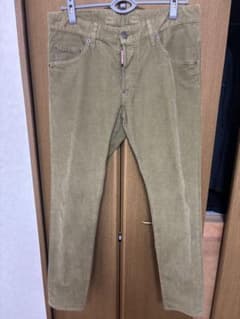 DSQUARED2 カーキ コーデュロイ 20AW Skater Jean48のサムネイル