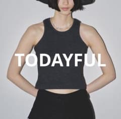 TODAYFUL トゥデイフル　アメリカンスリーブ　タンクトップ　グレーのサムネイル