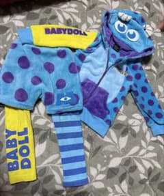 BABYDOLL モンスターズインク サリー セットアップ 90cmのサムネイル