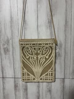 mame kurogouchi コード刺繍ポーチ