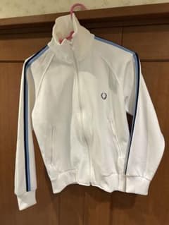 FRED PERRY トラックジャケット ホワイト S - メルカリ