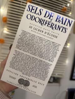新品未使用　Officine Universelle Buly 香りのバスソルトのサムネイル