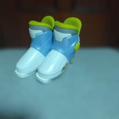 スキーブーツ 子ども用 ホワイト ブルー J1