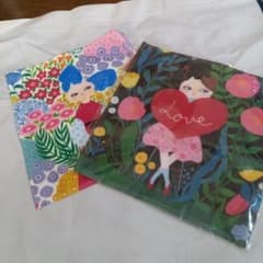 ハンカチ 2枚セット 花柄 女の子