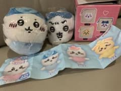 ちいかわ　もこもこポーチ　ハチワレ　ぬいぐるみBIG3のサムネイル