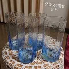 値引き❗ガラスのグラス 4個セットのサムネイル