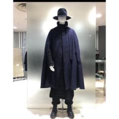 Yohji Yamamoto POUR HOMMEウールモッサマントコート - メルカリ