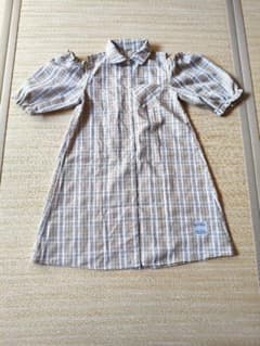 チェック柄 半袖ワンピース 140cmのサムネイル
