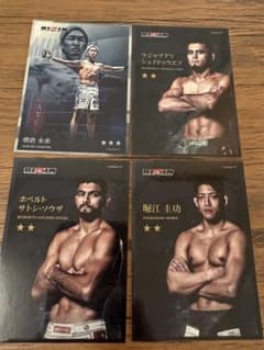 RIZIN リアルカード 4枚セット - メルカリ