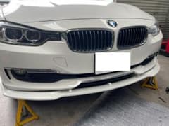 BMW 3シリーズ F30 フロントリップスポイラー アルピンホワイトⅢ塗装済のサムネイル