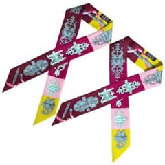 エルメス ツイリー スカーフ Ferronnerie鉄細工 2本セット - メルカリ