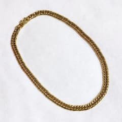 SLEEK ダブル喜平ネックレス ゴールド チェーン スリーク 中折式 K18