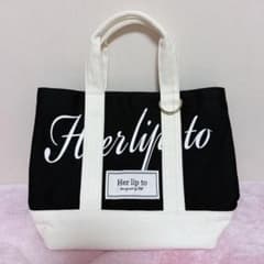 Her lip to ハリプ 新宿 ルミネ ルミネエスト トートバッグ ブラック