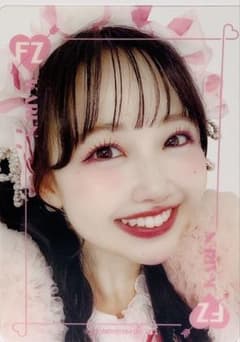 FRUITS ZIPPER アジアツアー プードル衣装 クリアトレカ 松本かれん