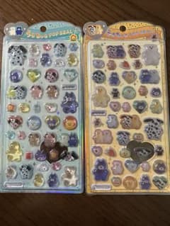 正規品　うるちゅるポップシール mojojojo モジョジョ　2枚セットのサムネイル
