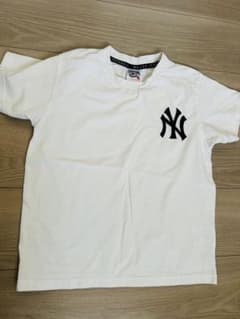 ヤンキースロゴ 白Tシャツ 140のサムネイル