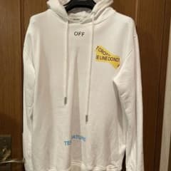 Off white hoodie ファイヤテープパーカーのサムネイル