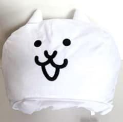 [신품] 냥코 대전쟁 씌우는 고양이 봉제인형 고양이 쓰는 캡
