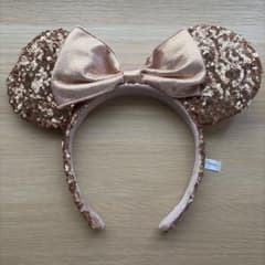東京ディズニーリゾート カチューシャ ローズゴールド スパンコールのサムネイル