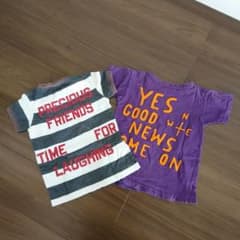 【set売】デニム&ダンガリー Tシャツ ２枚  110cmのサムネイル