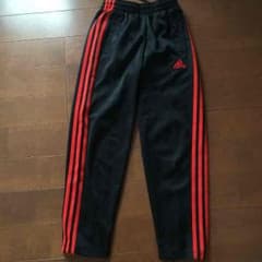 黒 adidasジャージ 140難ありのサムネイル